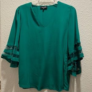 Green blouse